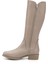 Kadın Bej Fermuarlı Kalın Topuklu Hakiki Deri Çizme 4