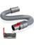 Dyson V7 V8 V10 V11 Elektrikli Süpürge Parçaları Gri ile Uyumlu Tetik Kilidi ve Esnek Uzatma Hortumu (Yurt Dışından) 1