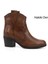 Kadın Taba Antik Kalın Topuklu Hakiki Deri Kovboy Bot 1
