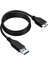 USB 3.0 Micro-B HDD Harddisk Şarj Veri Aktarma Kablosu 1 Metre 1