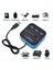3 Port USB 2.0 Çoklayıcı Hub + Çoklu Kart Okuyucu (Mavi) 3