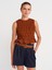 50845 Kolsuz Crop Bluz-Kahve 1