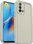 Newface Oppo A74 4g Kılıf Viera Silikon - Krem 1