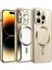 Newface iPhone 12 Pro Kılıf Kross Magneticsafe Kapak - Gold 1