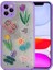 iPhone 11 Pro Max 6.5inç Kamera Korumalı Çiçek Desenli Silikon KILIF-(1903) 1