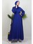 Helen Taşlı Janjan Elbise Gece Mavi 2