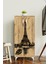 Eiffel Tower 3 Raflı Çok Amaçlı Dolap Mutfak Salon Banyo Ofis Salon Dolabı 3