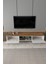 Siesta Modern Tv Ünitesi Atlantik Çam | Beyaz | 2 Kapaklı | 1 Raflı | Ahşap Ayaklı 150 cm 5