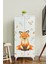 Foxie 3 Raflı Çocuk Odası Dolabı Çok Amaçlı Baskılı Oyuncak Dolabı 3