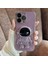 iPhone 12 Pro Elektrokaplama Yumuşak Tpu Telefon Kılıfı Astronot Gizli Ayak (Yurt Dışından) 1