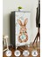 Pretty Rabit 3 Raflı Çocuk Odası Dolabı Çok Amaçlı Baskılı Oyuncak Dolabı 1