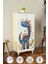 Minik Dino 3 Raflı Çocuk Odası Dolabı Çok Amaçlı Baskılı Oyuncak Dolabı 1