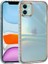 iPhone 11 Uyumlu Desenli Parlayan Transparan Scks Avva Kapak-No6 1