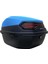 XT08-YB 32 Litre Motosiklet Arka Çanta Yamaha Mavi Parlak Su Geçirmez ABS Çift Kilitleme Üniversal 5