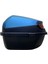 XT08-YB 32 Litre Motosiklet Arka Çanta Yamaha Mavi Parlak Su Geçirmez ABS Çift Kilitleme Üniversal 6