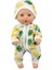 10-12 Inç Bebek Bebek Için Yeni Tulum Bebek Kıyi 25-30CM Yeniden Doğmuş Bebekler Bebek Giysileri Renk: 03 (Yurt Dışından) 1