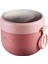 Paslanmaz Çelik Vakumlu Çorba Bardağı - Kaşıklı Taşınabilir Öğle Yemeği Kutusu, Mikrodalgaya Uygun, Sevimli Tasarım Pembe (Yurt Dışından) 1