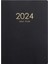 2024 Siyah Plan Defteri Takvim Kalınlaştırılmış Günlük Plan Defteri Haftalık Defter Ofis Okul Malzemeleri (Yurt Dışından) 1