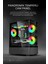 Intense Siyah 500W 80P Tuş Kontrollü Rgb 5X120MM Fanlı Özel Tak Çıkar Vidasız Kapaklar MATX Gaming Kasa 9