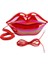 Yeni Red Lips Sabit Telefon Avrupa Moda Masaüstü Telefon Ev Otel Ofis Için Kablolu Sabit Telefon (Yurt Dışından) 3