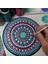 Sanatçı Ressam Için 8 Adet 15 cm Siyah Mandala Kraft Kağıdı Yuvarlak Karton Boyama Için Kendin Yap Kartonları (Yurt Dışından) 3