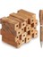 20 Adet Önceden Delinmiş 7mm Zeytin Ağacı Kalem Boşlukları Ahşap Torna Kalem Tornalama Seti Kalem Yapımı Malzemeleri 2 1/2 x 3/4 x 3/4 Inç (Yurt Dışından) 3