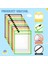 Öğretmen Ofisi Organizasyonu Için 28 Parçalı Iş Notu Tutucu Yeniden Kullanılabilir Not Tutucu Cep Plastik Dosya Çantası Kuru Silinebilir Kılıf (Yurt Dışından) 5