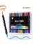 Çift Renkli Glitter Marker Yumuşak Uçlu Boyama Glitter Kalem Suluboya Kalemi (Yurt Dışından) 1