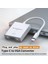 Usbc VGA Adaptörü USB 3.1 Tip C Erkek Kadın VGA Dönüştürücü Kablo 1080 P Fhd MacBook 12 Inç Chromebook Piksel Lumia 950XL (Yurt Dışından) 4