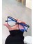 Siyah Cat Eye Çerçeve Popüler Şeffaf Ekran Gözlüğü 1