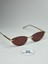 Cartyy V4 Bordo Güneş Gözlüğü Cateye Çerçeve 60-18-143 Ekartman 2