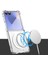 Samsung Galaxy Z Flip 7 ile Uyumlu Kablosuz Şarj Magsafe Özellikli Şeffaf Silikon Kılıf 5