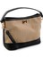 Bej Siyah Kadın El Çantası C06569000128 2