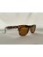 Vega Leopar Güneş Gözlüğü Wayfarer Kahve Cam Renkli 3