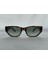 Wave Leopar Güneş Gözlüğü Cateye Yeşil Cam Renkli 1
