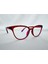 Talya Mavi Işık Korumalı Bordo Ekran Gözlüğü Optik Uyumlu Camları Değişebilir Unisex Kadın Erkek 3