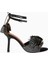 Kurt Geıger Kurt Geiger Pom Pom 70 Ankle Tie Sandals, Süet Detaylı Zarif Bağcıklı Topuklu Ayakkabı 1