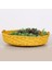 Mylamp Rattan Kulp Tasarımlı Sarı 35X 7/8 Cm. Rattan Tepsi 2