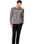 6093 Erkek Uzun Kollu Bisiklet Yaka Pijama Takımı-Gri 1