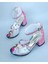 Karakterli Şeffaf Topuklu Ayakkabı, Çocuk Topuklu Ayakkabı 1