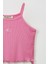 Pembe Fitilli Askılı Bluz - Mini Şort 4
