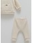 Bebek Waffle Kumaş 2'li Takım(Sweatshirt ve Pantolon Takımı) Rahat ve Şık (1-12 Ay) 3