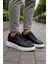 Günlük Erkek Spor Ayakkabı Bağcıklı Dikiş Detaylı Hafif Kalın Yüksek Taban Sneaker MC06 1
