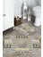 Gri-Gold kaymaz Taban banyo Paspas O-1349-1 2