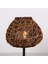 Mylamp Afrika 25X30 Cm. Rattan Masa Lambası (Siyahayaklı) 5