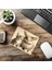 Krem Zemin Üzerine Ikili Hayvan Figürü - 19X23 cm 2 mm Dikdörtgen Ithal Baskılı Mouse Pad 6