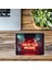 Kırmızı Neon Hustle Mode Yazılı Mousepad - 19X23 cm 2 mm Dikdörtgen Ithal Baskılı Mouse Pad 3