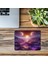 Kraterli Mor Renkli Ay Mouse Pad - 19X23 cm 2 mm Dikdörtgen Ithal Baskılı Mouse Pad 3