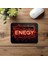 Energy Yazılı Kırmızı Neon Mouse Pad - 19X23 cm 2 mm Dikdörtgen Ithal Baskılı Mouse Pad 4