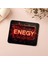 Energy Yazılı Kırmızı Neon Mouse Pad - 19X23 cm 2 mm Dikdörtgen Ithal Baskılı Mouse Pad 5